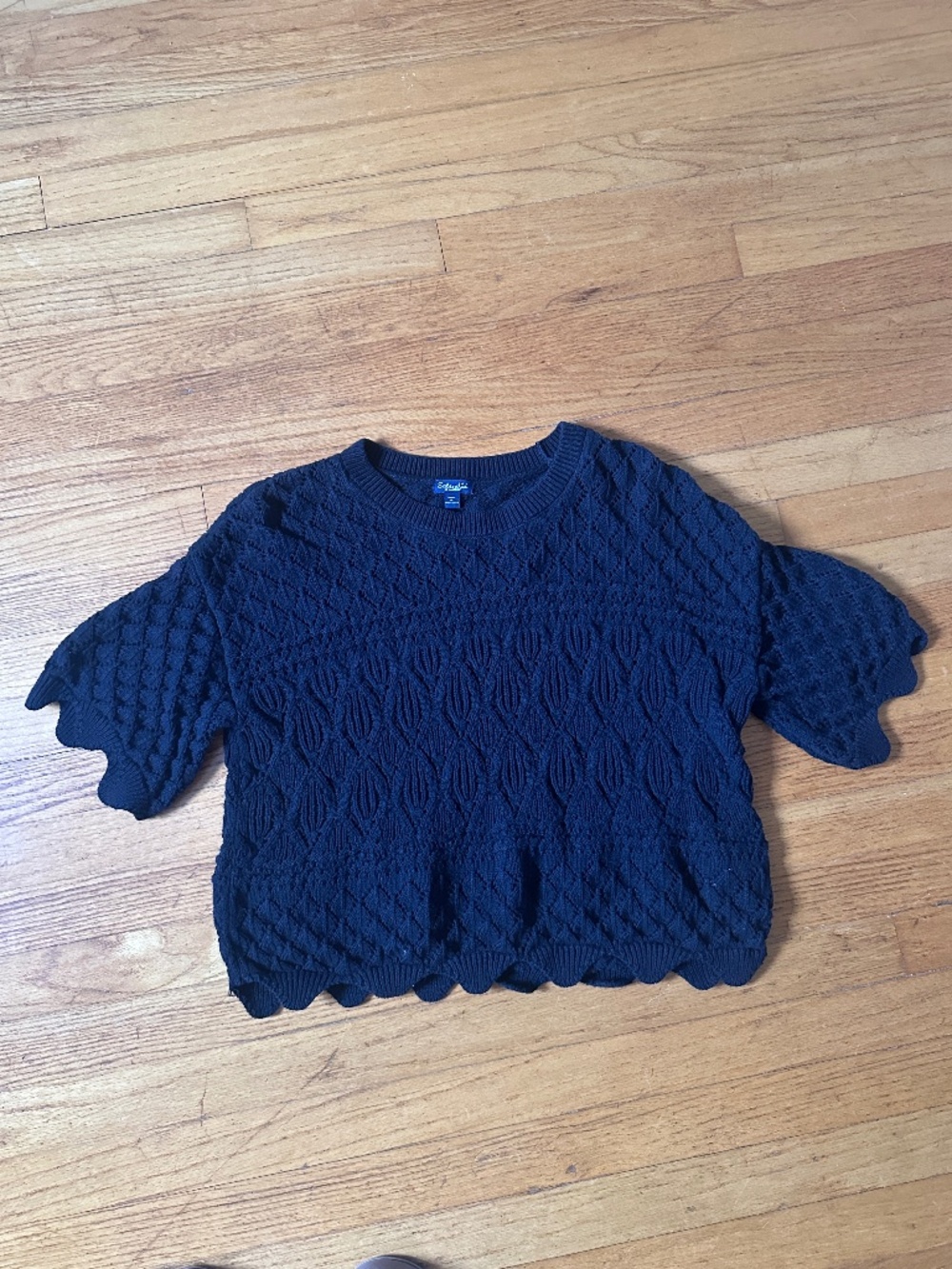 Splendid Black Crochet Top